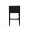 Manhattan Comfort Kingsley Barstool in Black and Dark Walnut, PK2 2-BS012-BK - alternate 2